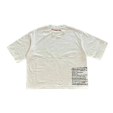 Gothic Big Eyes Letter Print Loose Short Sleeve T-shirt